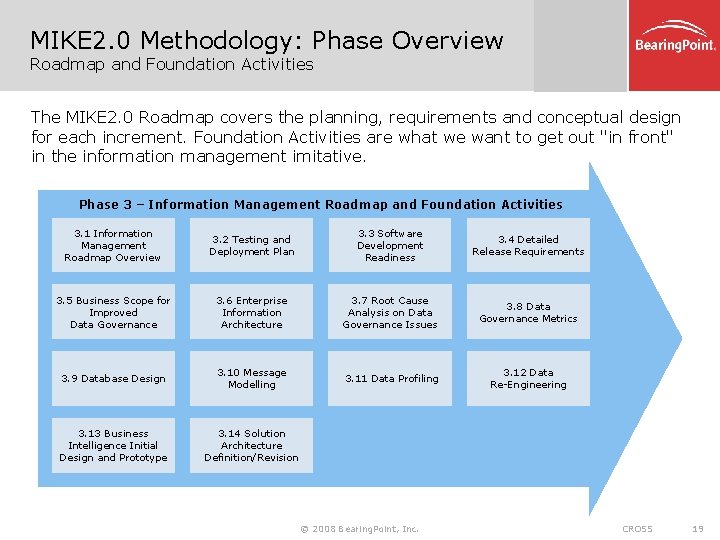 MIKE 2. 0 Methodology: Phase Overview Roadmap and Foundation Activities The MIKE 2. 0