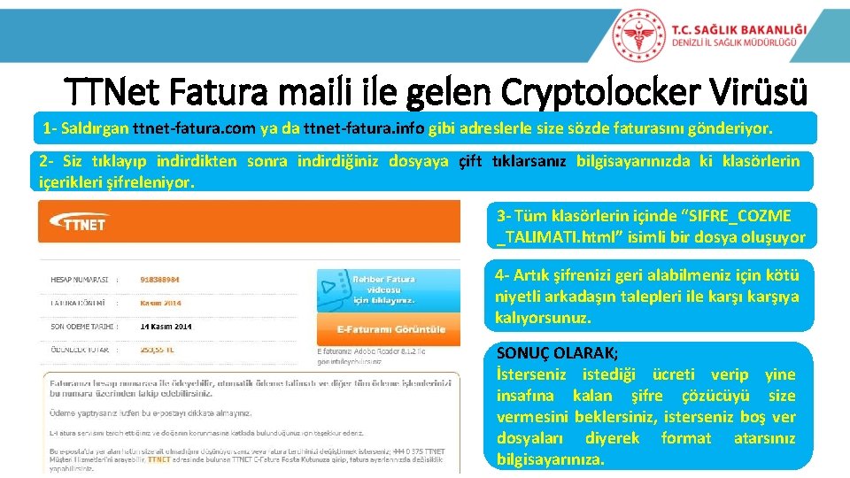 TTNet Fatura maili ile gelen Cryptolocker Virüsü 1 - Saldırgan ttnet-fatura. com ya da