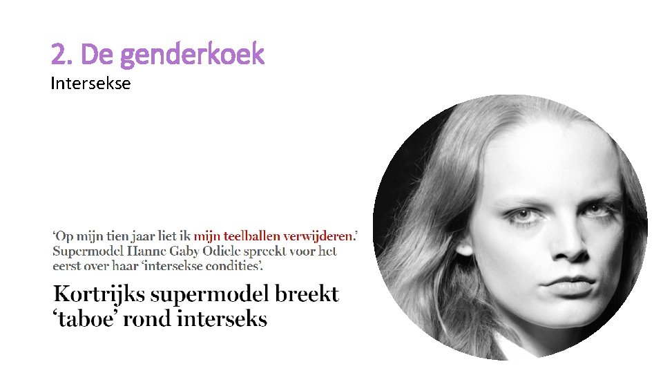 2. De genderkoek Intersekse 