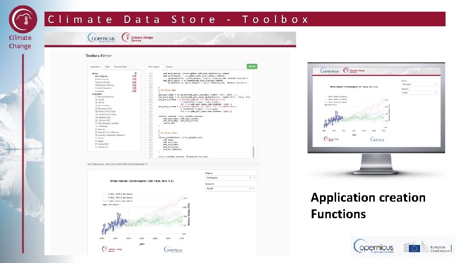 Climate Data Store - Toolbox Climate Change Application creation Functions 