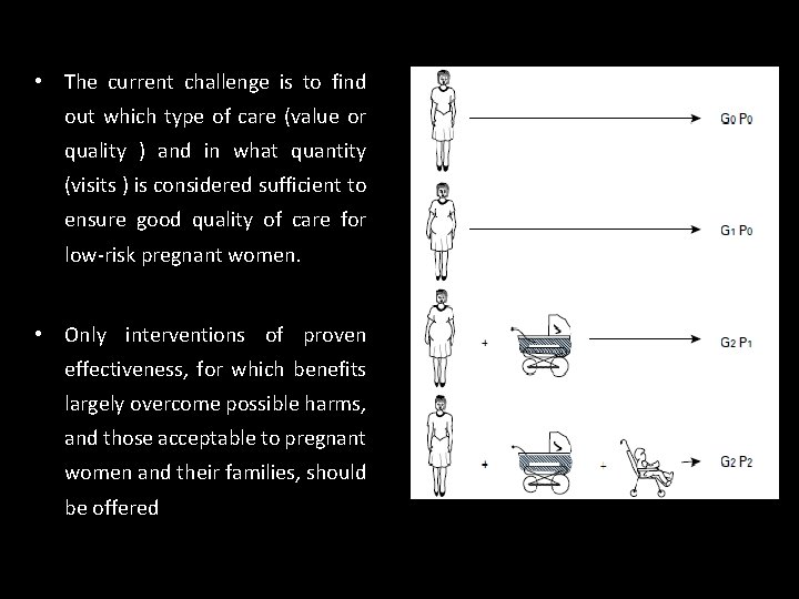  • The current challenge is to find out which type of care (value