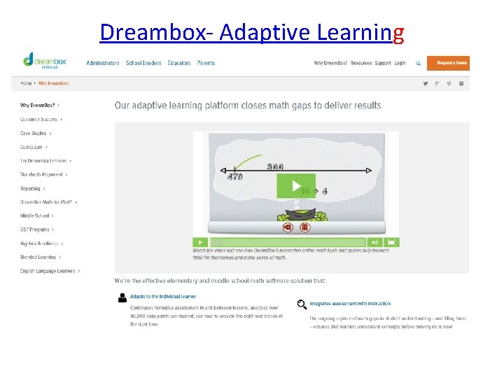Dreambox- Adaptive Learning 