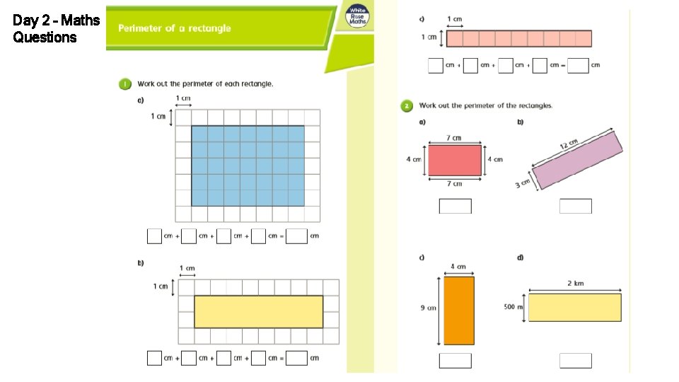 Day 2 – Maths Questions 