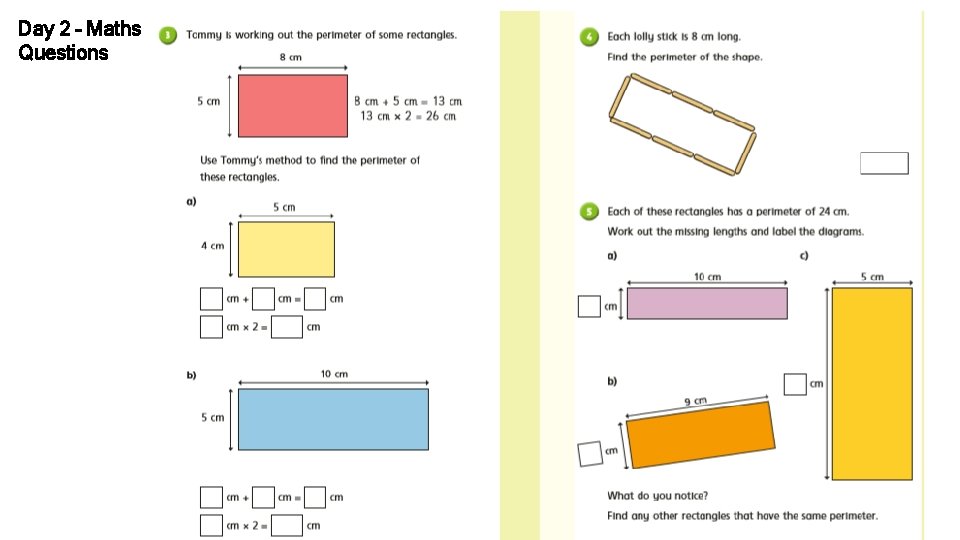 Day 2 – Maths Questions 