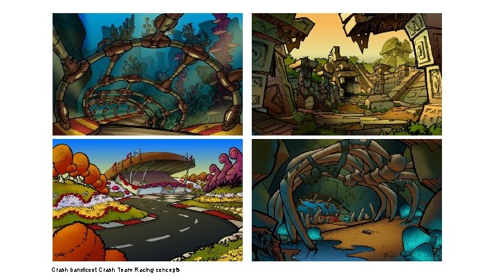 Crash bandicoot Crash Team Racing concepts 