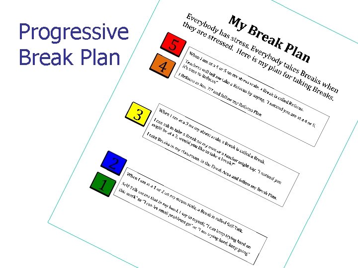 Progressive Break Plan 