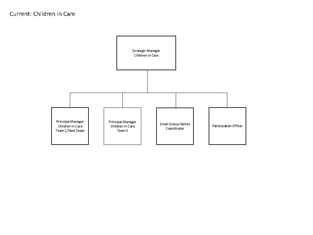 Current: Children in Care Strategic Manager Children in Care Principal Manager Children in Care