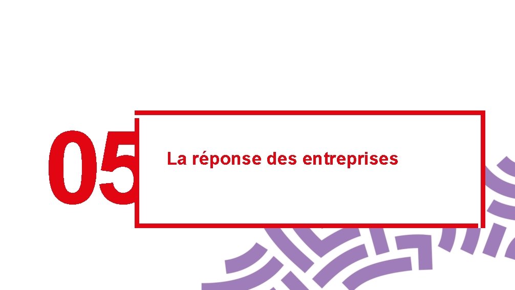 05 La réponse des entreprises 