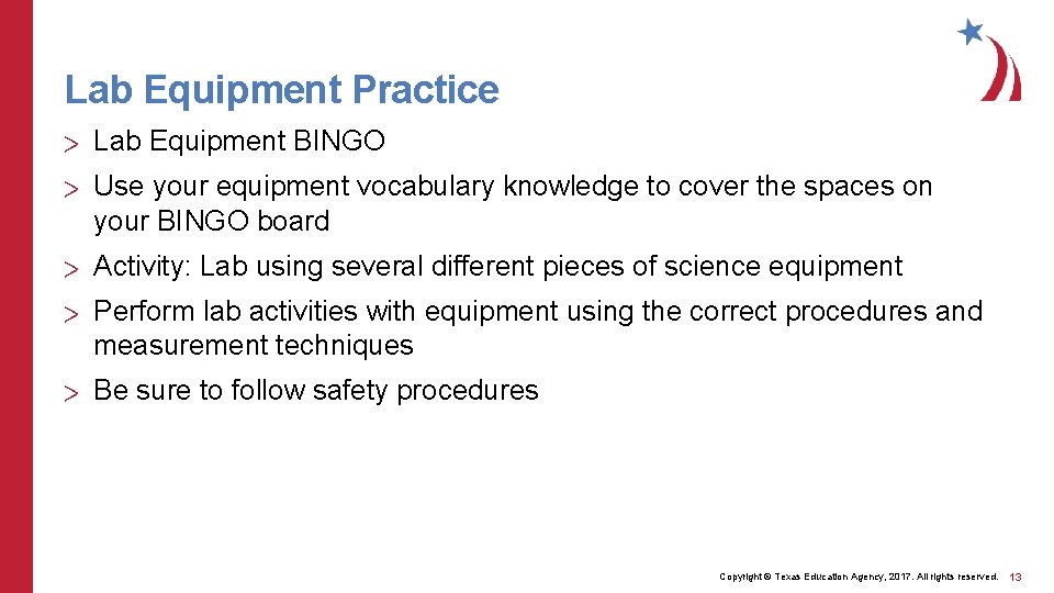 Lab Equipment Practice > Lab Equipment BINGO > Use your equipment vocabulary knowledge to