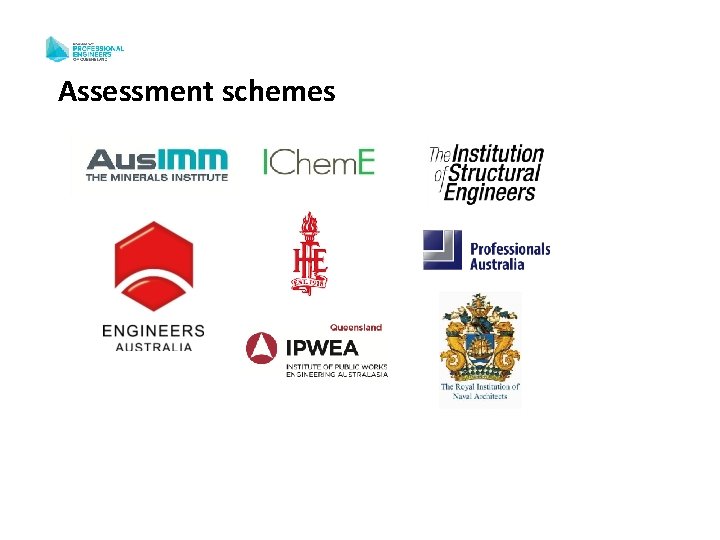 Assessment schemes Assessment schemes