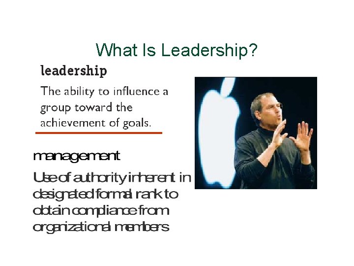 What Is Leadership? 