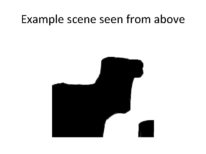 Example scene seen from above 