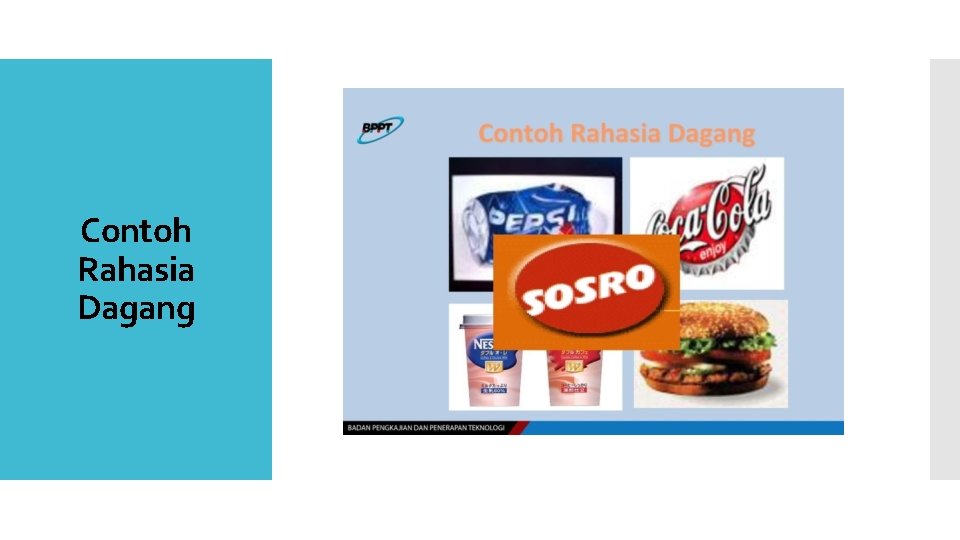 Contoh Rahasia Dagang 