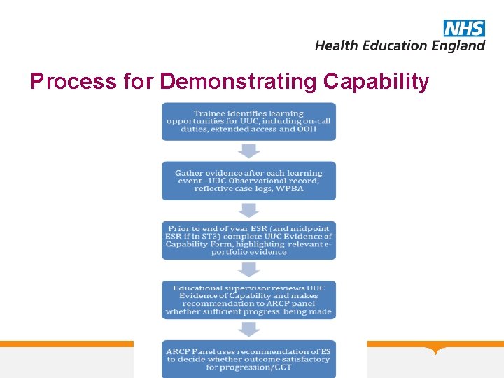 Process for Demonstrating Capability 