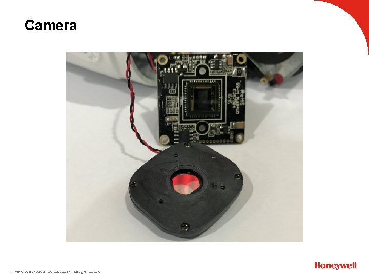 Camera © 2015 by Honeywell International Inc. All rights reserved. 