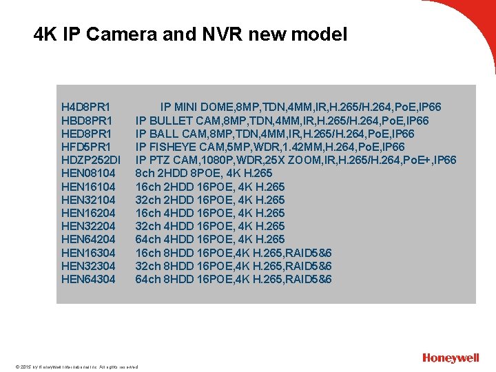 4 K IP Camera and NVR new model H 4 D 8 PR 1