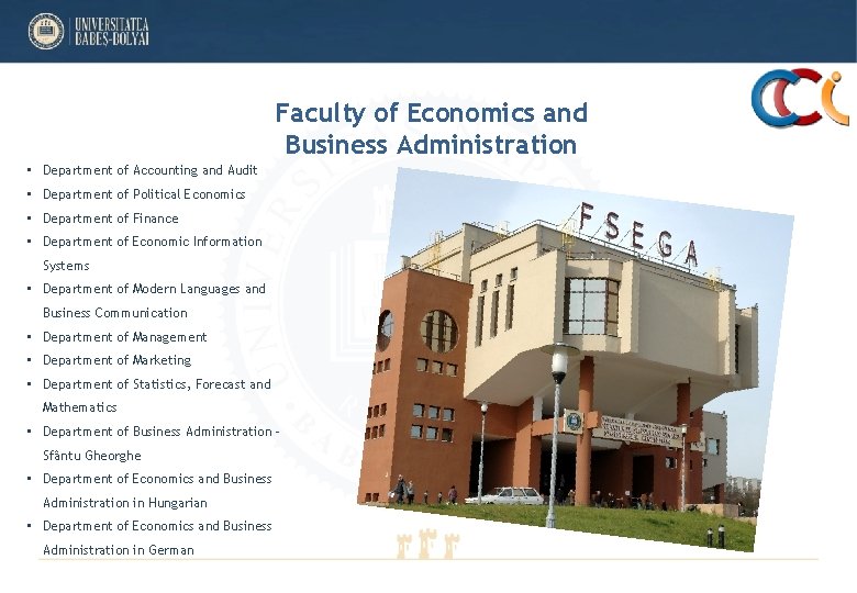 Faculty of Economics and Business Administration • Department of Accounting and Audit • Department Faculty of Economics and Business Administration • Department of Accounting and Audit • Department
