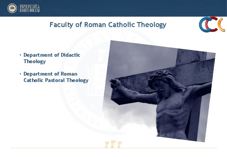 Faculty of Roman Catholic Theology • Department of Didactic Theology • Department of Roman Faculty of Roman Catholic Theology • Department of Didactic Theology • Department of Roman