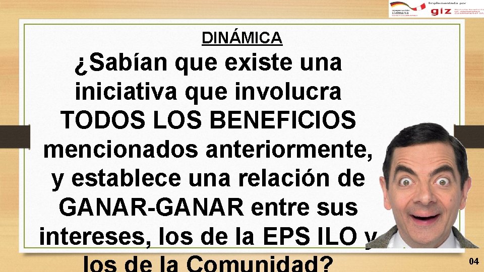 DINÁMICA ¿Sabían que existe una iniciativa que involucra TODOS LOS BENEFICIOS mencionados anteriormente, y