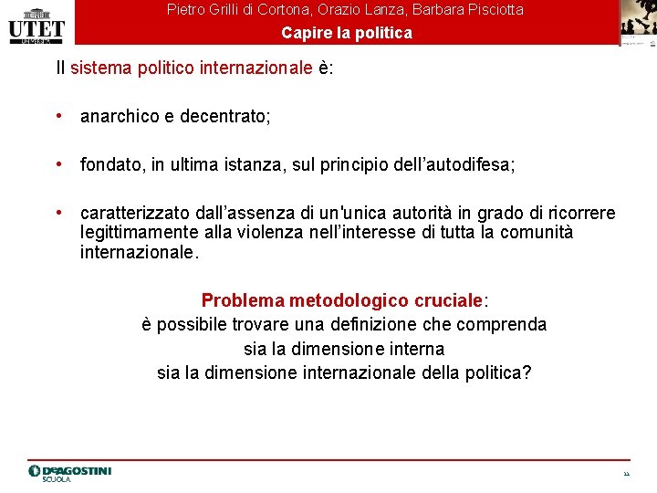 Pietro Grilli di Cortona, Orazio Lanza, Barbara Pisciotta Capire la politica Il sistema politico