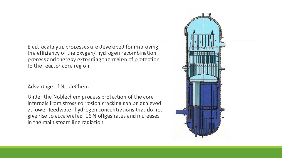 Electrocatalytic processes are developed for improving the efficiency of the oxygen/ hydrogen recombination process