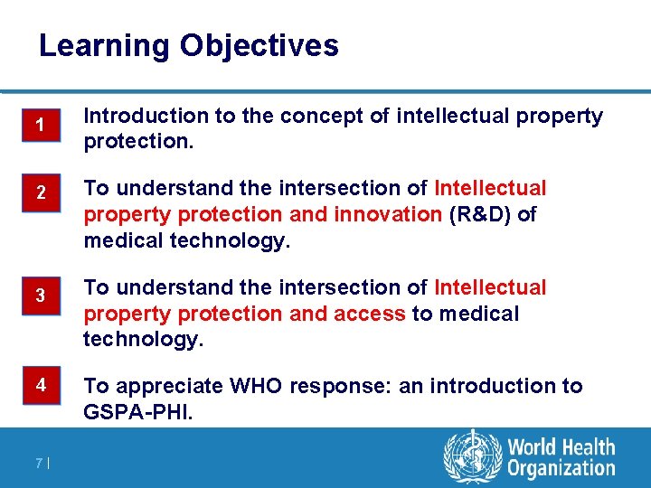 Learning Objectives 1 2 3 4 7 | Introduction to the concept of intellectual