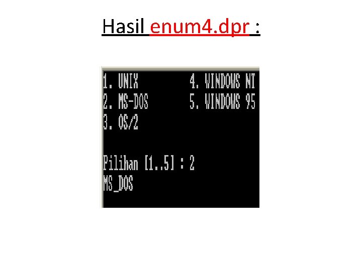 Hasil enum 4. dpr : 