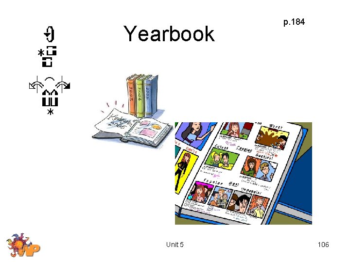 Yearbook Unit 5 p. 184 106 