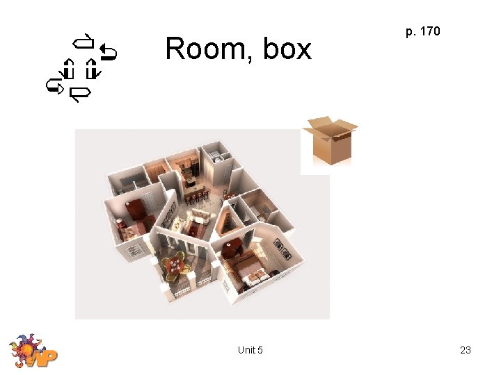 Room, box Unit 5 p. 170 23 