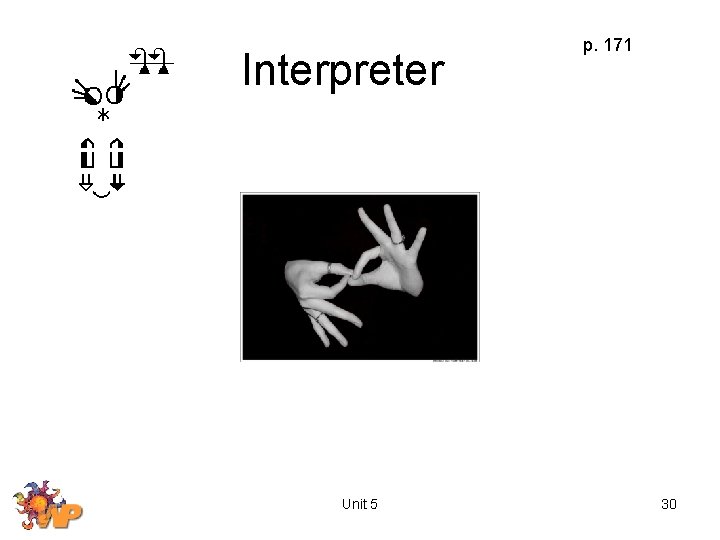 Interpreter Unit 5 p. 171 30 
