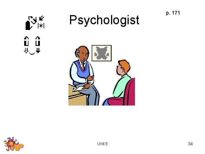 Psychologist Unit 5 p. 171 34 