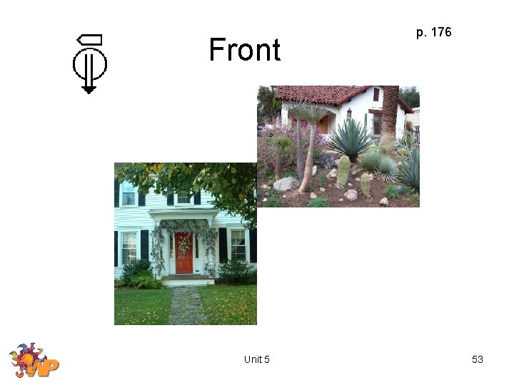 Front Unit 5 p. 176 53 