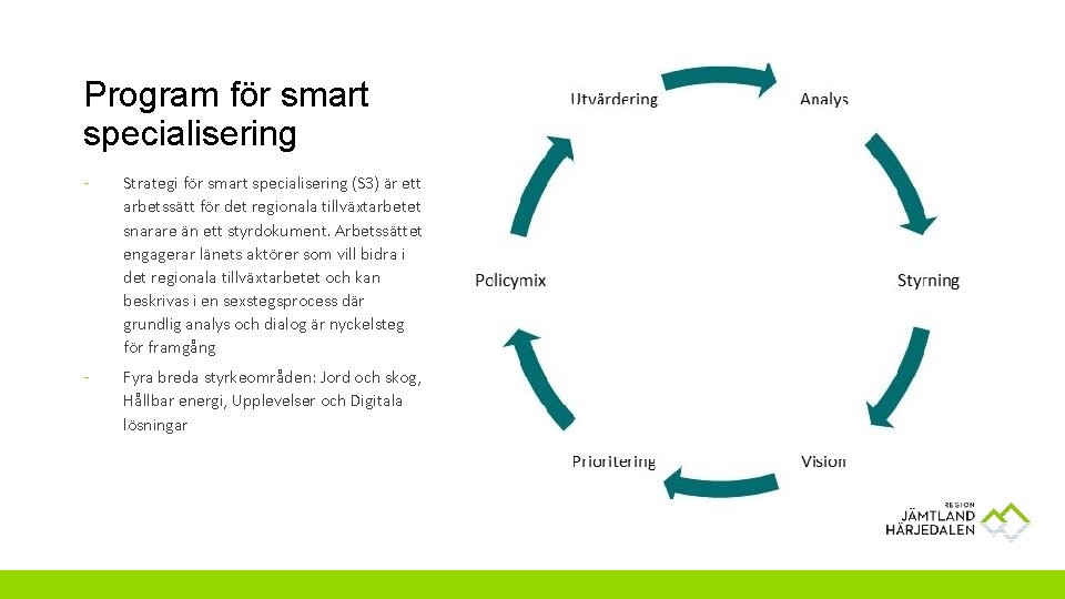 Program för smart specialisering - Strategi för smart specialisering (S 3) är ett arbetssätt