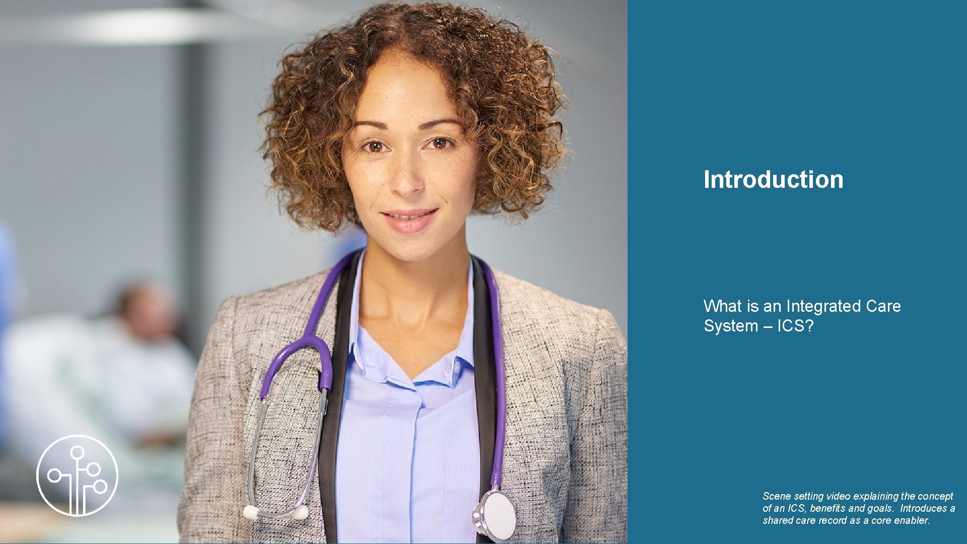 Introduction What is an Integrated Care System – ICS? Scene setting video explaining the