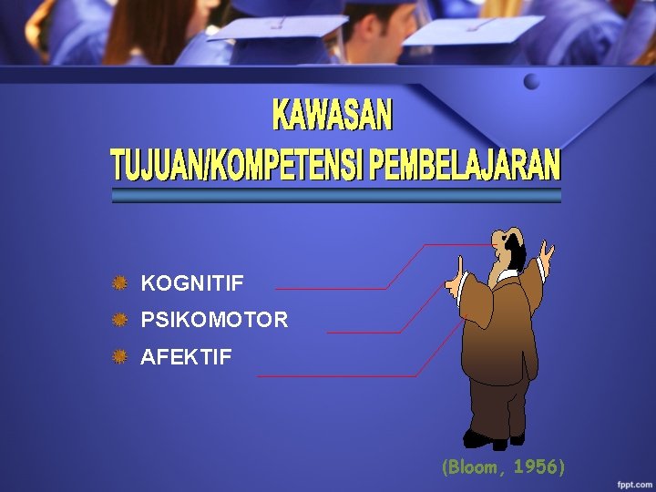  KOGNITIF PSIKOMOTOR AFEKTIF (Bloom, 1956) 