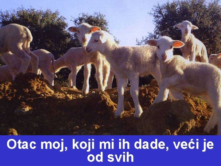 Otac moj, koji mi ih dade, veći je od svih 