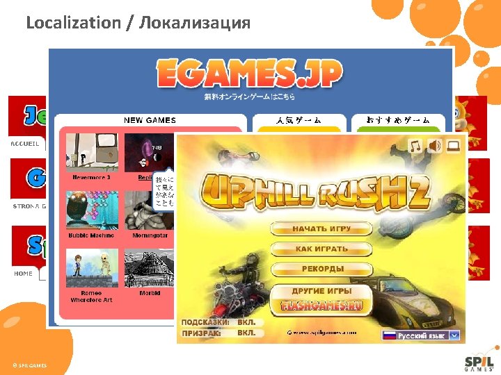 Localization / Локализация © SPIL GAMES 