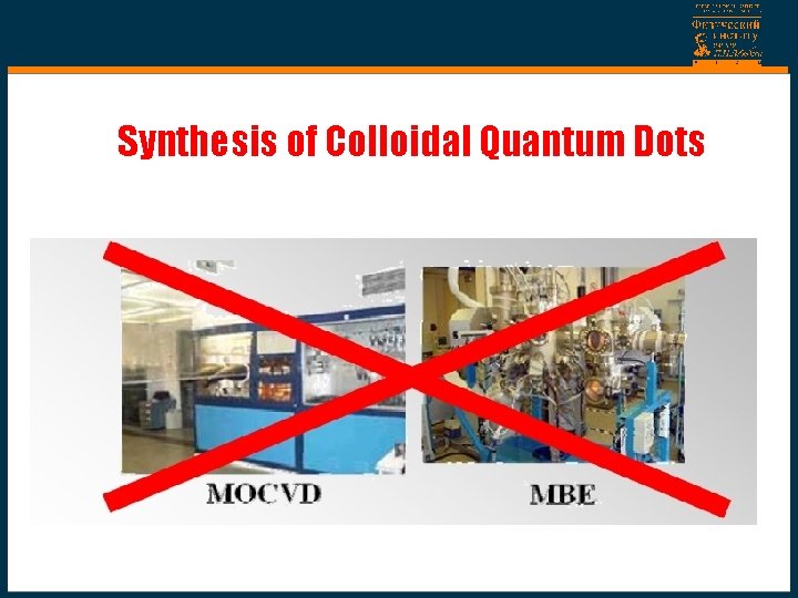 Synthesis of Colloidal Quantum Dots 