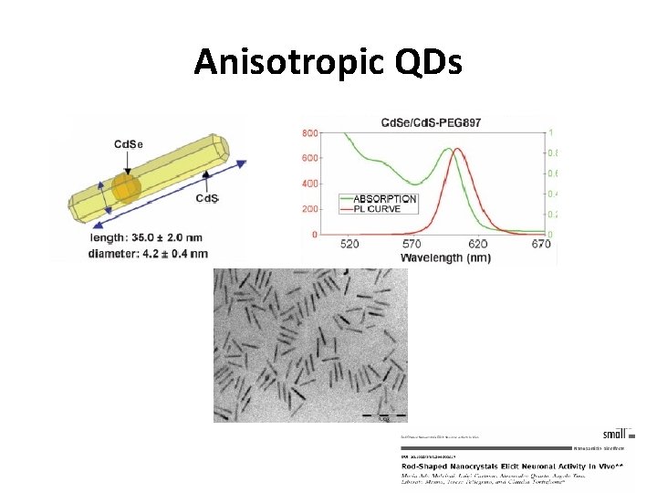 Anisotropic QDs 