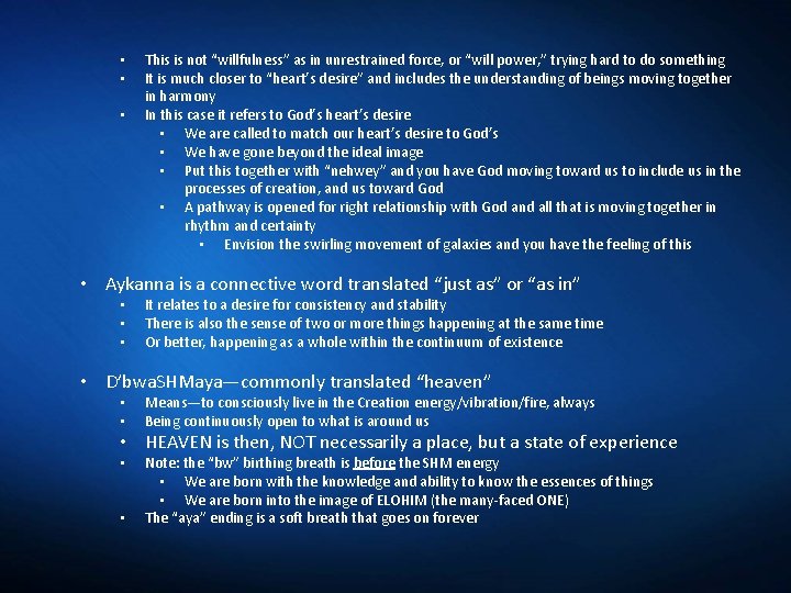  • • • This is not “willfulness” as in unrestrained force, or “will