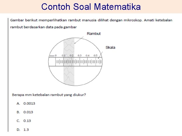 Contoh Soal Matematika 