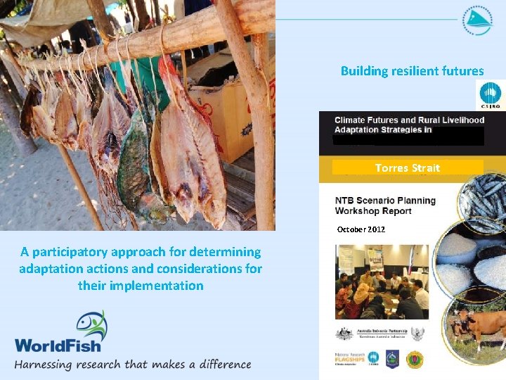 Building resilient futures Torres Strait October 2012 A participatory approach for determining adaptation actions