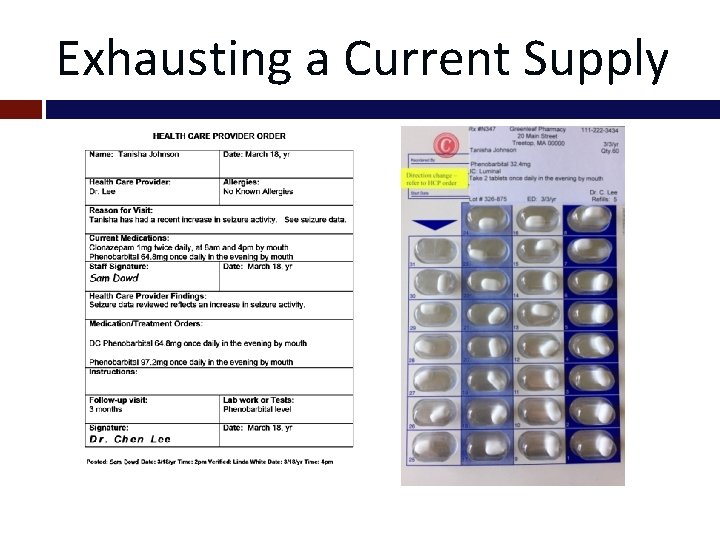 Exhausting a Current Supply 