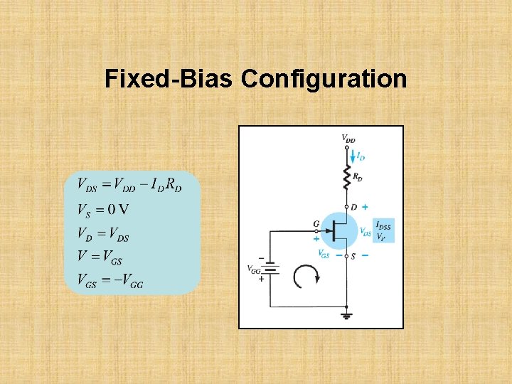 Fixed-Bias Configuration 