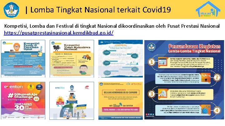 | Lomba Tingkat Nasional terkait Covid 19 Kompetisi, Lomba dan Festival di tingkat Nasional