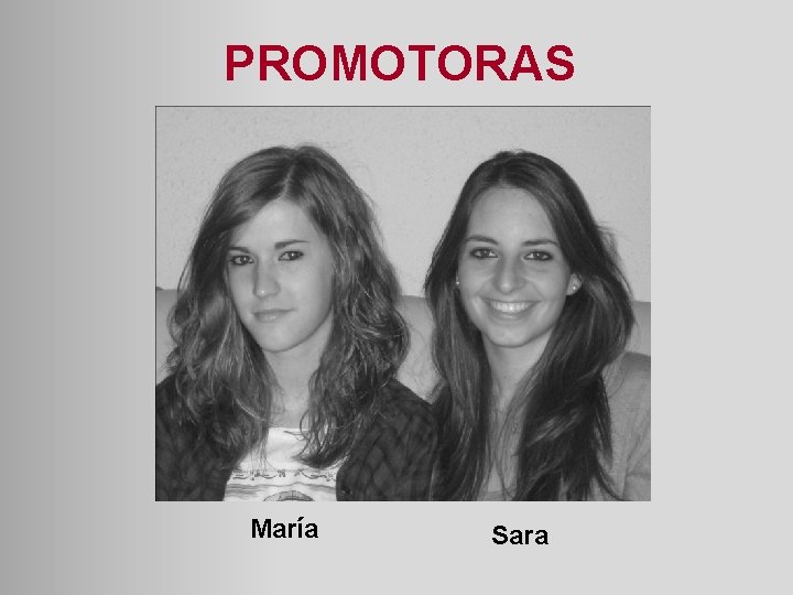 PROMOTORAS María Sara 