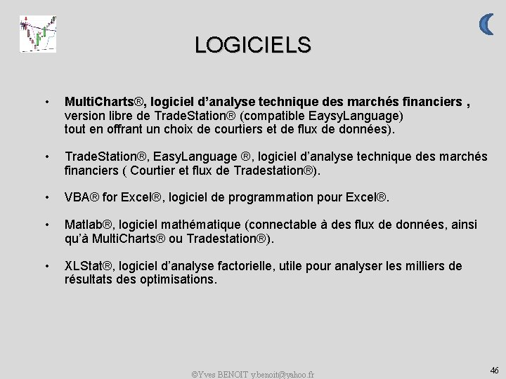 LOGICIELS • Multi. Charts®, logiciel d’analyse technique des marchés financiers , version libre de