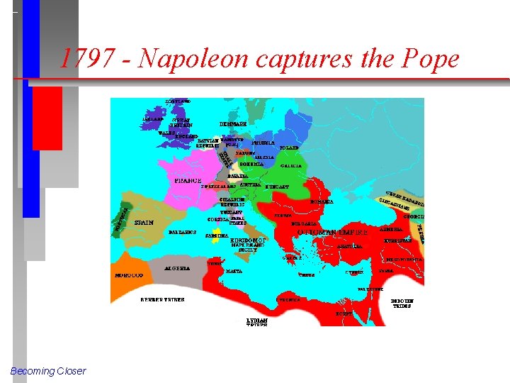 1797 - Napoleon captures the Pope Becoming Closer 