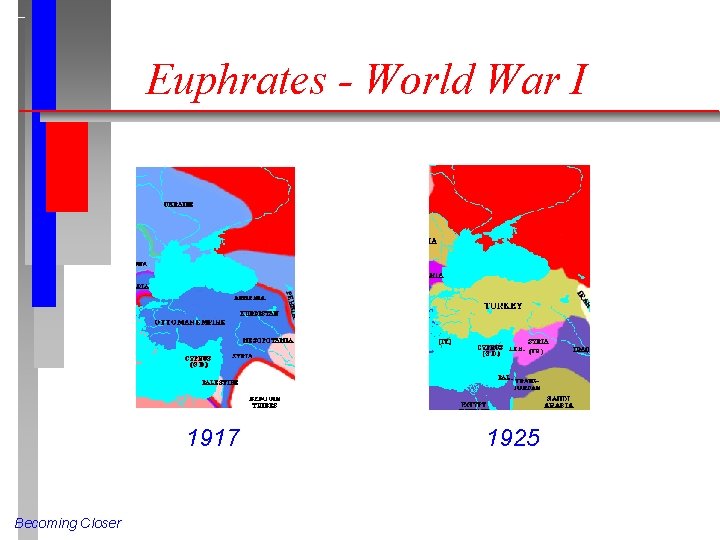 Euphrates - World War I 1917 Becoming Closer 1925 