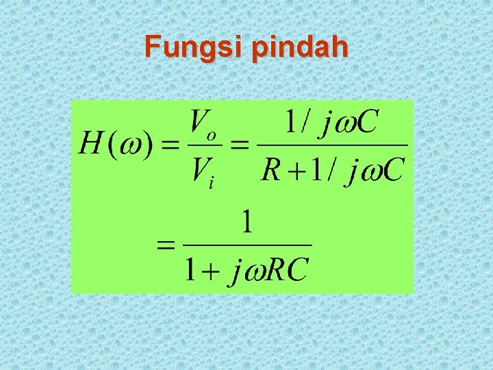 Fungsi pindah 